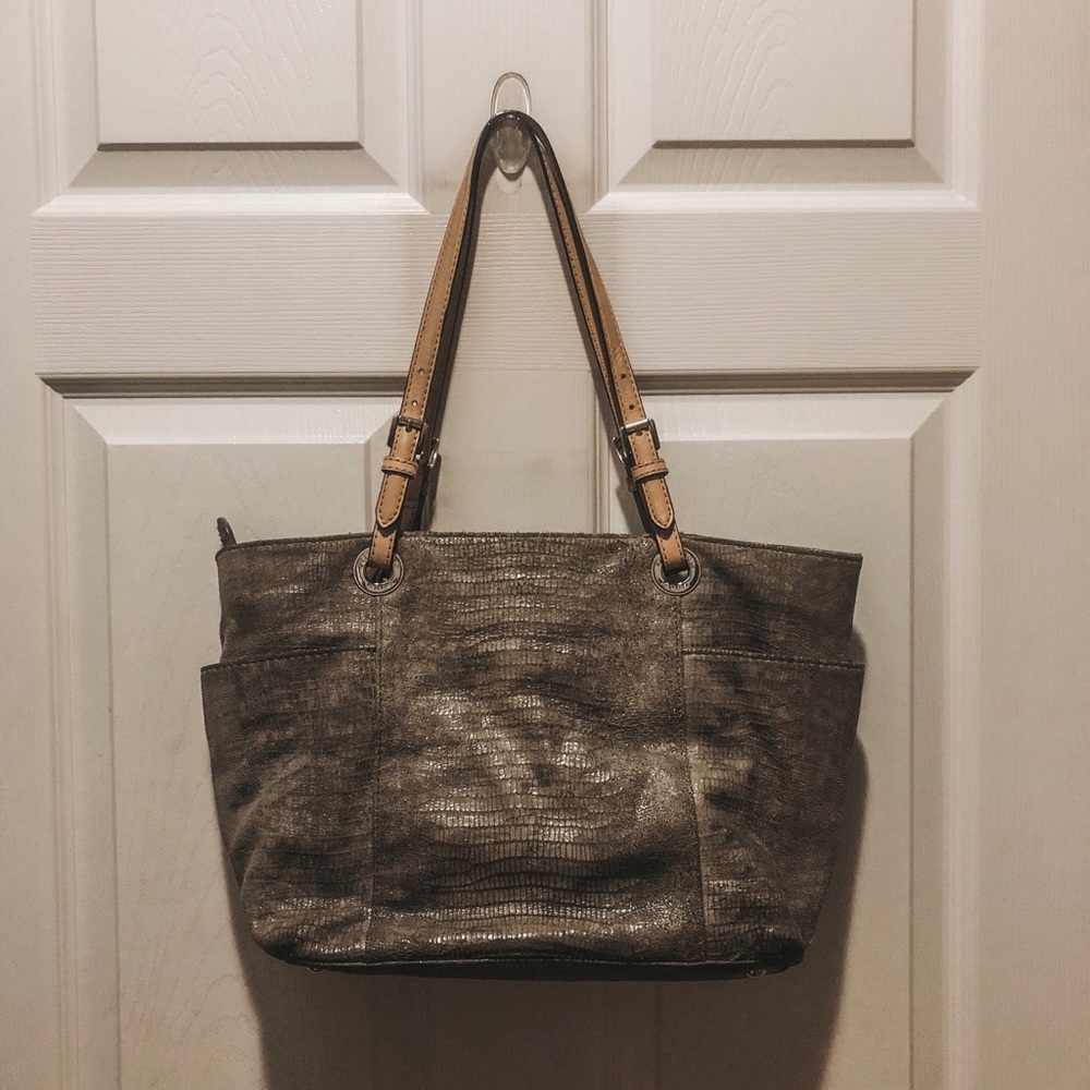 Gray MK shoulder bag